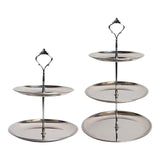 Maxbell Dessert Stand Cupcake Holder Fruit Plate for Baby Shower Holiday Decoration double layer