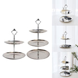 Maxbell Dessert Stand Cupcake Holder Fruit Plate for Baby Shower Holiday Decoration double layer