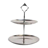 Maxbell Dessert Stand Cupcake Holder Fruit Plate for Baby Shower Holiday Decoration double layer