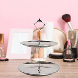 Maxbell Dessert Stand Cupcake Holder Fruit Plate for Baby Shower Holiday Decoration double layer