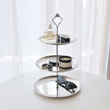 Maxbell Dessert Stand Cupcake Holder Fruit Plate for Baby Shower Holiday Decoration three layer