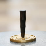 Maxbell Handle Incense Ash Pressed Seal Fragrance Stamp Copper for Home Temple Altar Gold