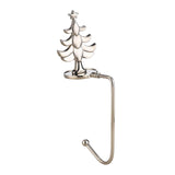 Maxbell Fireplace Hook Hanger Christmas Stocking Holder for Ornament Party Cafe Tree Silver