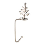 Maxbell Fireplace Hook Hanger Christmas Stocking Holder for Ornament Party Cafe Tree Silver