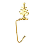 Maxbell Fireplace Hook Hanger Christmas Stocking Holder for Ornament Party Cafe Gold Tree