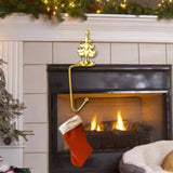 Maxbell Fireplace Hook Hanger Christmas Stocking Holder for Ornament Party Cafe Gold Tree