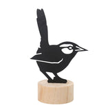 Maxbell Bird Silhouettes Memo Holder Wooden Table Card Holder for Desktop Decoration StyleC