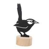 Maxbell Bird Silhouettes Memo Holder Wooden Table Card Holder for Desktop Decoration StyleC