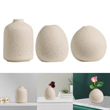 Maxbell Nordic Flower Vases Ornament Decorative Vases Boho for Home Dinner Bedroom 10cmx7cm