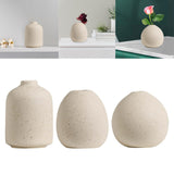 Maxbell Nordic Flower Vases Ornament Decorative Vases Boho for Home Dinner Bedroom 10cmx7cm