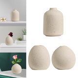 Maxbell Nordic Flower Vases Ornament Decorative Vases Boho for Home Dinner Bedroom 10cmx7cm