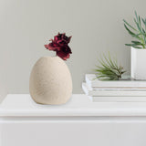 Maxbell Nordic Flower Vases Ornament Decorative Vases Boho for Home Dinner Bedroom 9cmx7cm