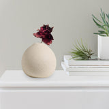 Maxbell Nordic Flower Vases Ornament Decorative Vases Boho for Home Dinner Bedroom 8.3cmx7.5cm