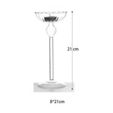 Maxbell Tealight Candle Holders Glass Candlestick Holders Table Centerpiece M