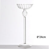 Maxbell Tealight Candle Holders Glass Candlestick Holders Table Centerpiece L