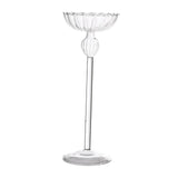 Maxbell Tealight Candle Holders Glass Candlestick Holders Table Centerpiece L