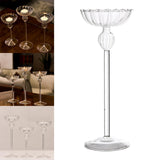 Maxbell Tealight Candle Holders Glass Candlestick Holders Table Centerpiece L