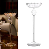 Maxbell Tealight Candle Holders Glass Candlestick Holders Table Centerpiece L