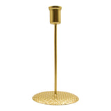 Maxbell 2Pieces Candlestick Candle Stand Iron Candle Holder for Church Decoration Gold