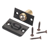 Maxbell Adjustable Ball Door Catches Roller Beads Lock Cupboard Gate Door Closet Black