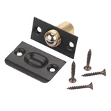 Maxbell Adjustable Ball Door Catches Roller Beads Lock Cupboard Gate Door Closet Black