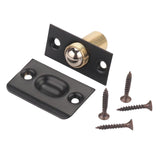 Maxbell Adjustable Ball Door Catches Roller Beads Lock Cupboard Gate Door Closet Black