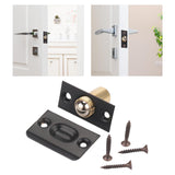 Maxbell Adjustable Ball Door Catches Roller Beads Lock Cupboard Gate Door Closet Black