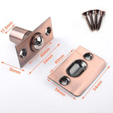 Maxbell Adjustable Ball Door Catches Roller Beads Lock Cupboard Gate Door Closet Pink