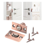 Maxbell Adjustable Ball Door Catches Roller Beads Lock Cupboard Gate Door Closet Pink