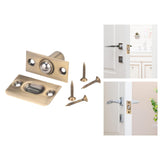 Maxbell Adjustable Ball Door Catches Roller Beads Lock Cupboard Gate Door Closet Golden