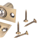 Maxbell Adjustable Ball Door Catches Roller Beads Lock Cupboard Gate Door Closet Golden