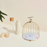 Maxbell Bird Cage Rack Cosmetic Holder Perfume Iron for Dresser Vanity deer 19.5cmx22.5cm