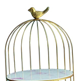 Maxbell Bird Cage Rack Cosmetic Holder Perfume Iron for Dresser Vanity bird 19.5cmx38.5cm