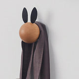 Maxbell Coat Hook Clothes Hanger Decorative Hanging for Towel Bathroom Living Room Bunny