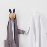 Maxbell Coat Hook Clothes Hanger Decorative Hanging for Towel Bathroom Living Room Bunny