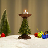 Maxbell Christmas Tree Candle Holder Candlestick Decorative for Home Xmas Table 12cmx12cmx27.5cm