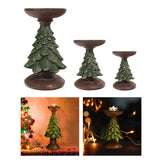 Maxbell Christmas Tree Candle Holder Candlestick Decorative for Home Xmas Table 12cmx12cmx27.5cm