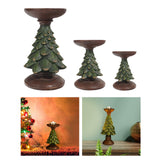 Maxbell Christmas Tree Candle Holder Candlestick Decorative for Home Xmas Table 12cmx12cmx27.5cm