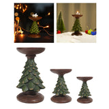 Maxbell Christmas Tree Candle Holder Candlestick Decorative for Home Xmas Table 12cmx12cmx27.5cm