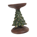 Maxbell Christmas Tree Candle Holder Candlestick Decorative for Home Xmas Table 8.5cmx8.5cmx15.5cm