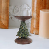 Maxbell Christmas Tree Candle Holder Candlestick Decorative for Home Xmas Table 8.5cmx8.5cmx15.5cm