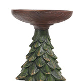 Maxbell Christmas Tree Candle Holder Candlestick Decorative for Home Xmas Table 8.5cmx8.5cmx12cm