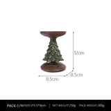 Maxbell Christmas Tree Candle Holder Candlestick Decorative for Home Xmas Table 8.5cmx8.5cmx12cm