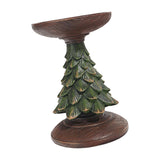 Maxbell Christmas Tree Candle Holder Candlestick Decorative for Home Xmas Table 8.5cmx8.5cmx12cm