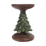 Maxbell Christmas Tree Candle Holder Candlestick Decorative for Home Xmas Table 8.5cmx8.5cmx12cm