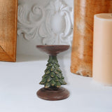 Maxbell Christmas Tree Candle Holder Candlestick Decorative for Home Xmas Table 8.5cmx8.5cmx12cm