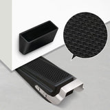 Maxbell Door Stopper Protection Finger Protector Wedge for Home Child Safety Guard Black