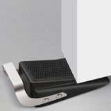 Maxbell Door Stopper Protection Finger Protector Wedge for Home Child Safety Guard Black