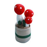 Maxbell Cute Mushroom Plush Toys Lifelike Cartoon for Dining Room Nursery Girls Boys Red