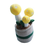 Maxbell Cute Mushroom Plush Toys Lifelike Cartoon for Dining Room Nursery Girls Boys Yellow